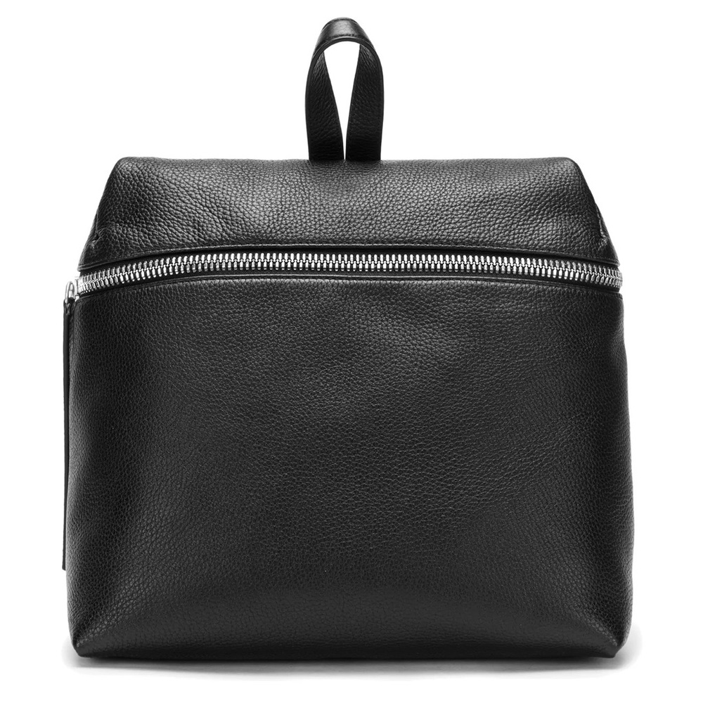 KARA black leather backpack